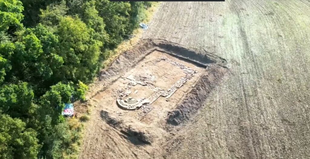 Les ruines découvertes aujourd'hui